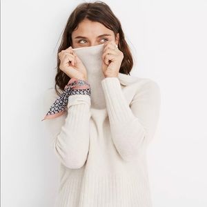 Madewell Inland Turtleneck Sweater in Coziest Yarn (S)